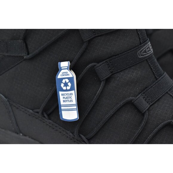 Keen Mens Size 11 Uneek SNK Chukka Triple Black Waterproof Boots Shoes - Picture 5 of 15